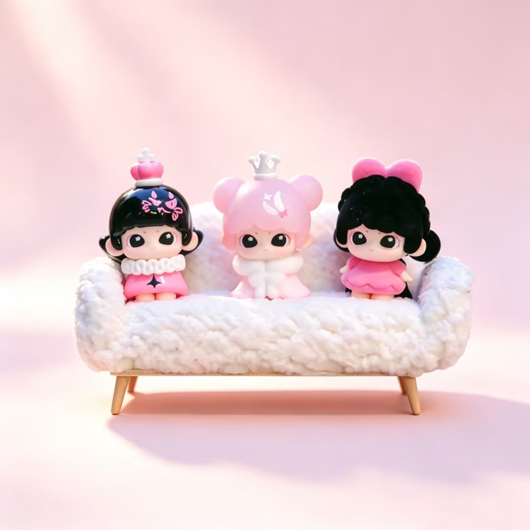 LANCY LULU Black Fairy Tales Series Mini Beans Figure