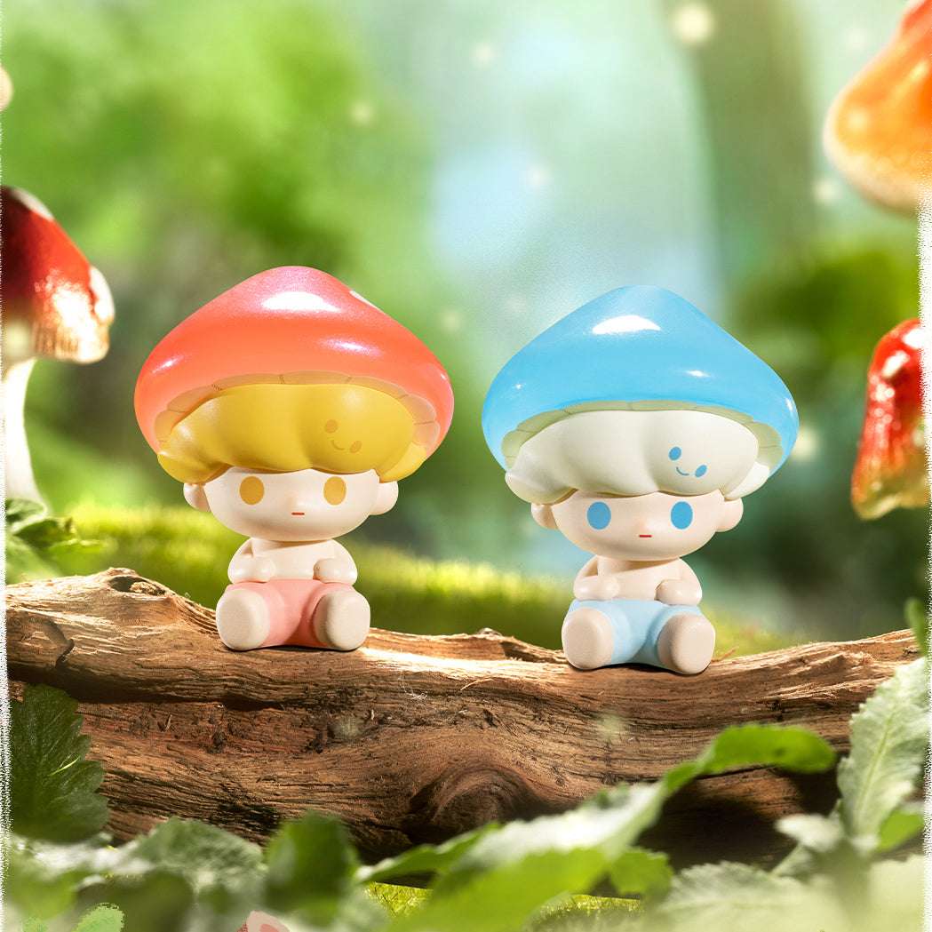 POP BEAN Mushrooms Elves Series Figures