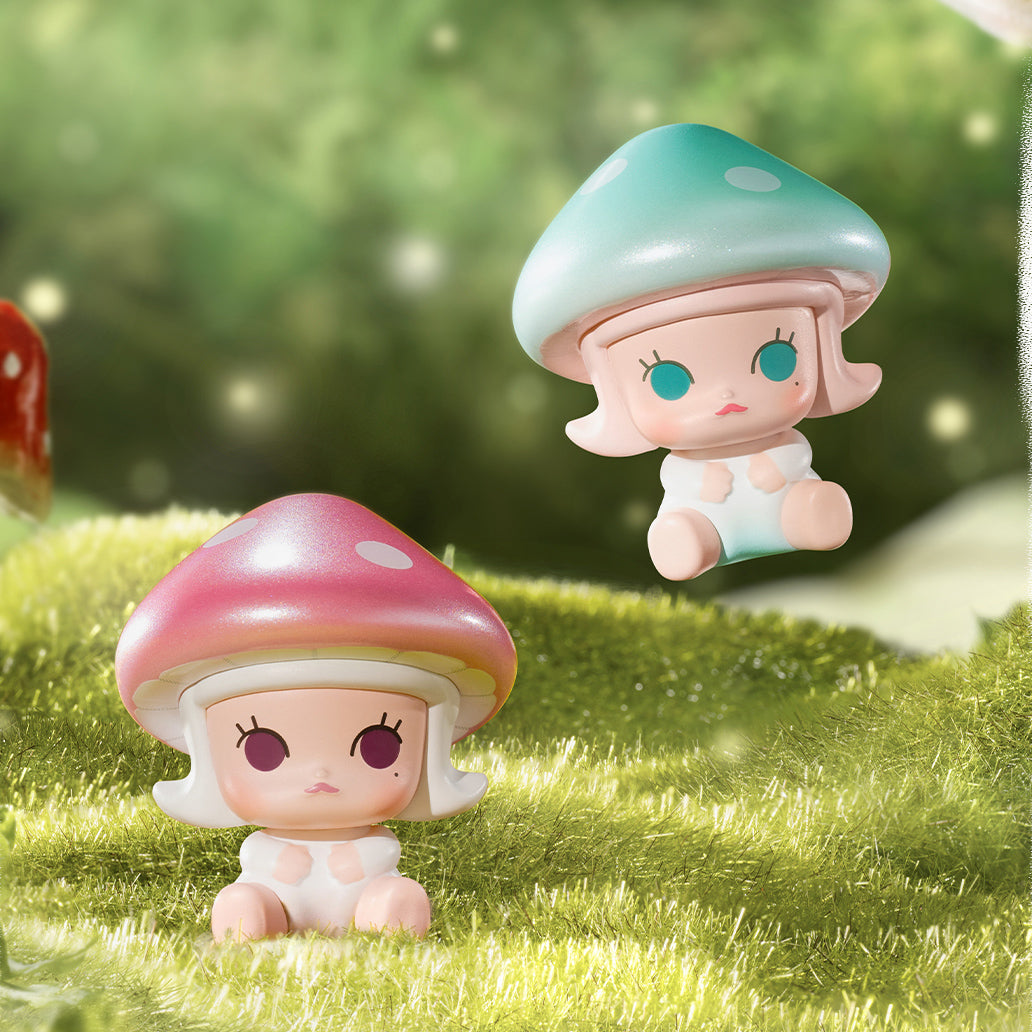 POP BEAN Mushrooms Elves Series Figures