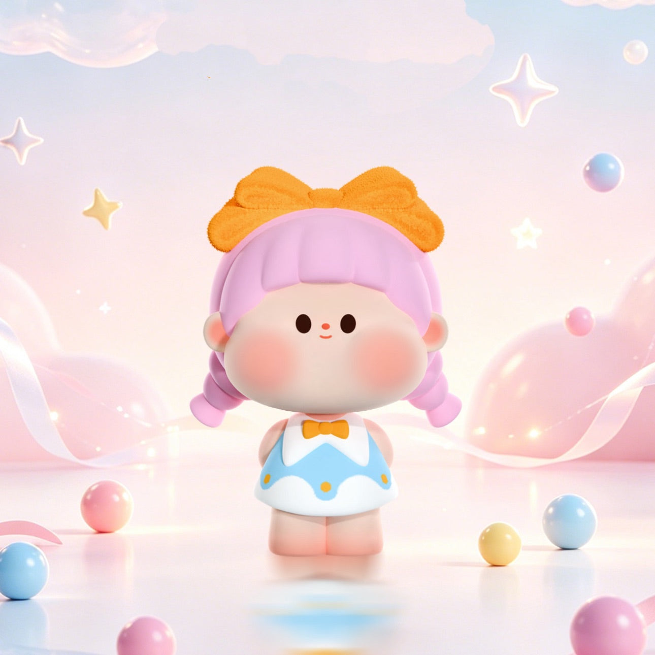 Mimi-Bobo Let's Go Out Today Series Mini Bean Figures