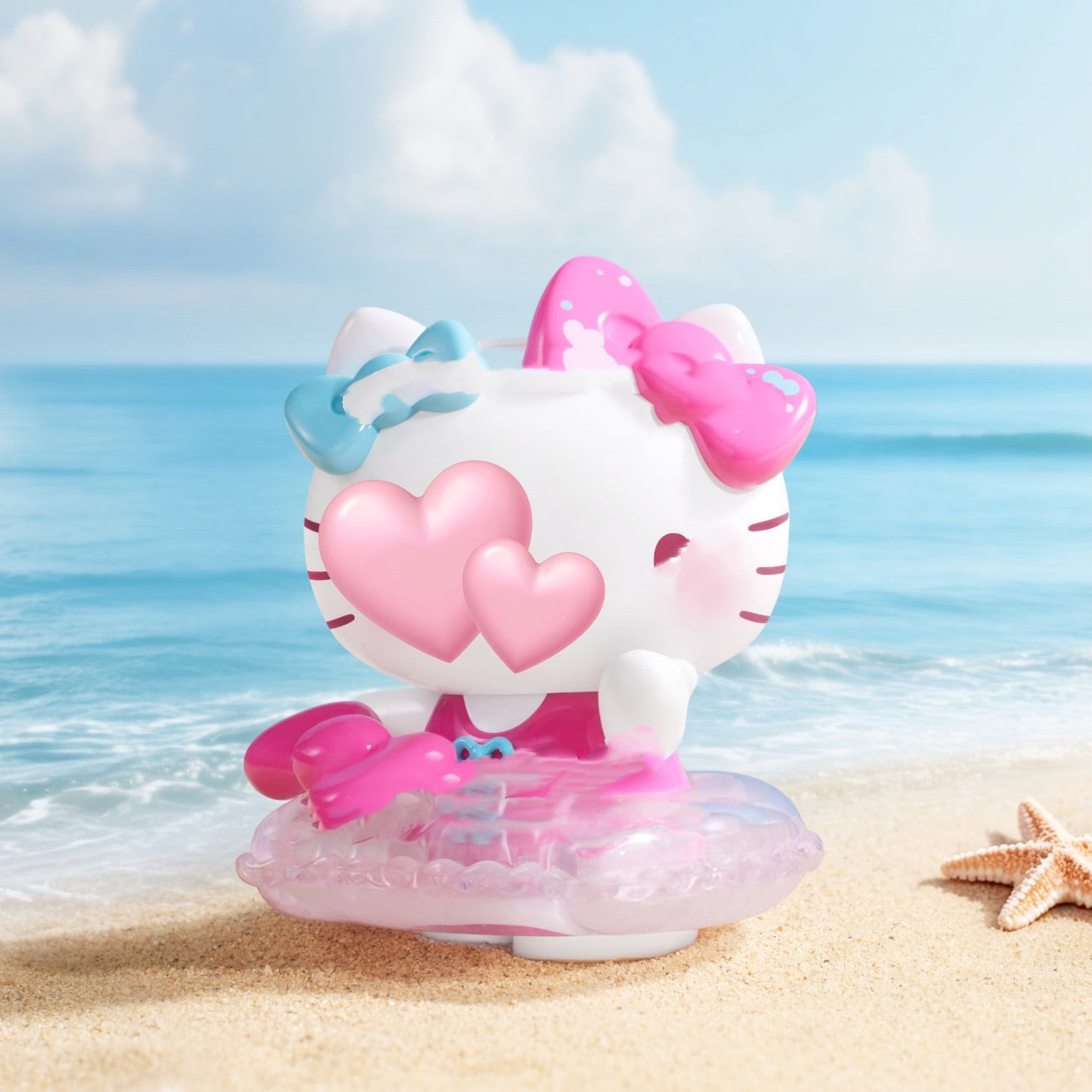 HK Beach Cute Little Cat Series Mini Figures