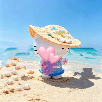 HK Beach Cute Little Cat Series Mini Figures