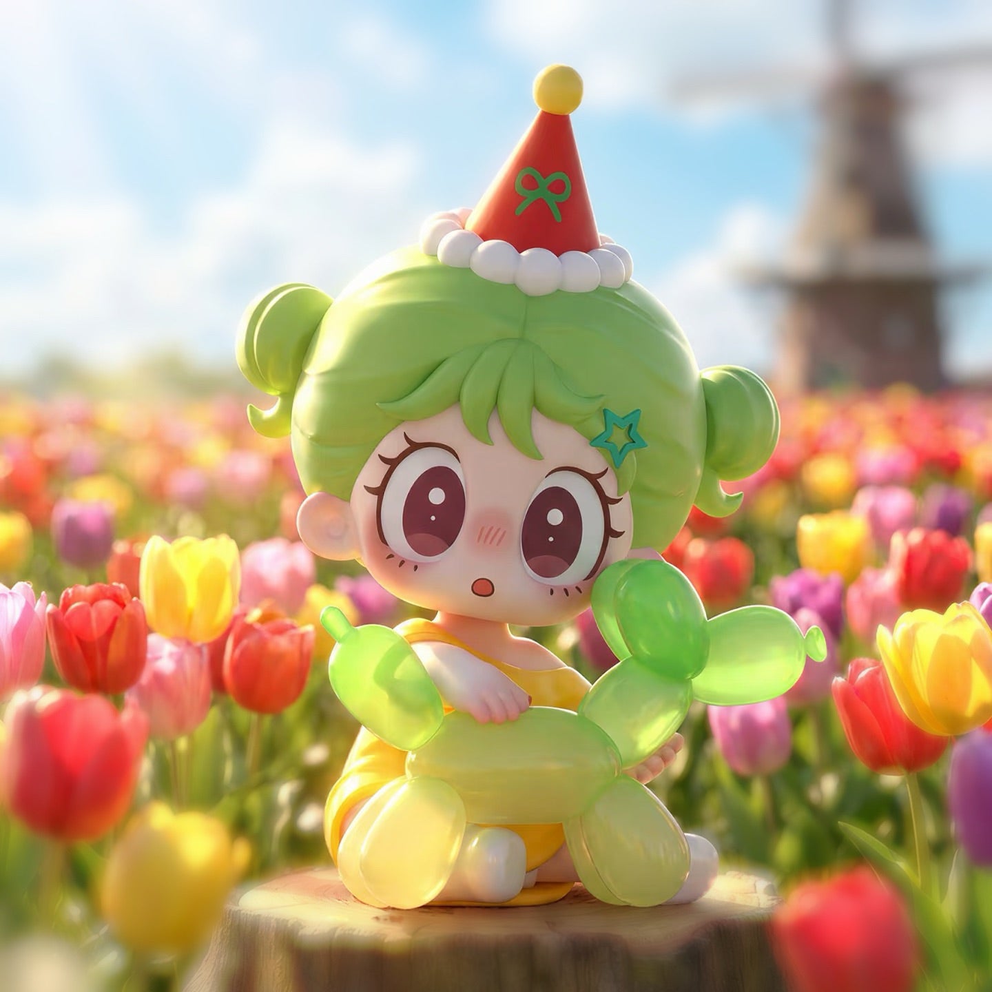 Baby Mila Rainbow Puppy Party Series Mini Figures