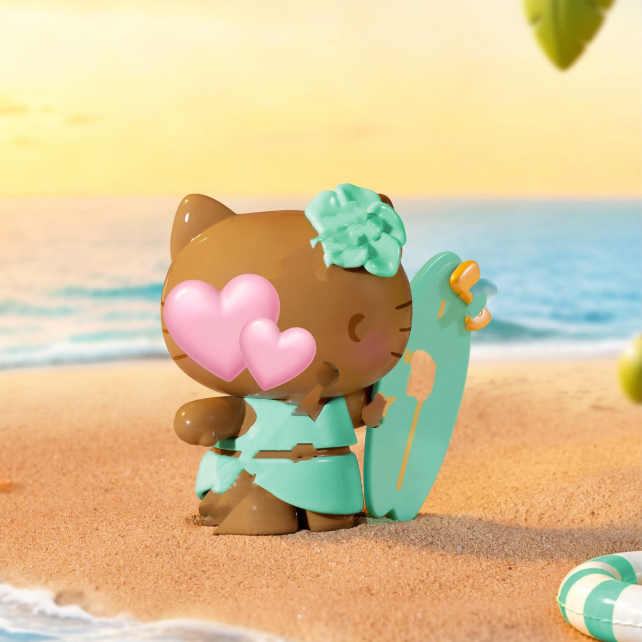 HK Beach Cute Little Cat Series Mini Figures