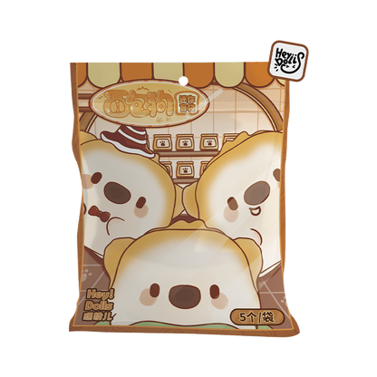 Heydolls Bread Dog Mini Beans Series PVC Figures