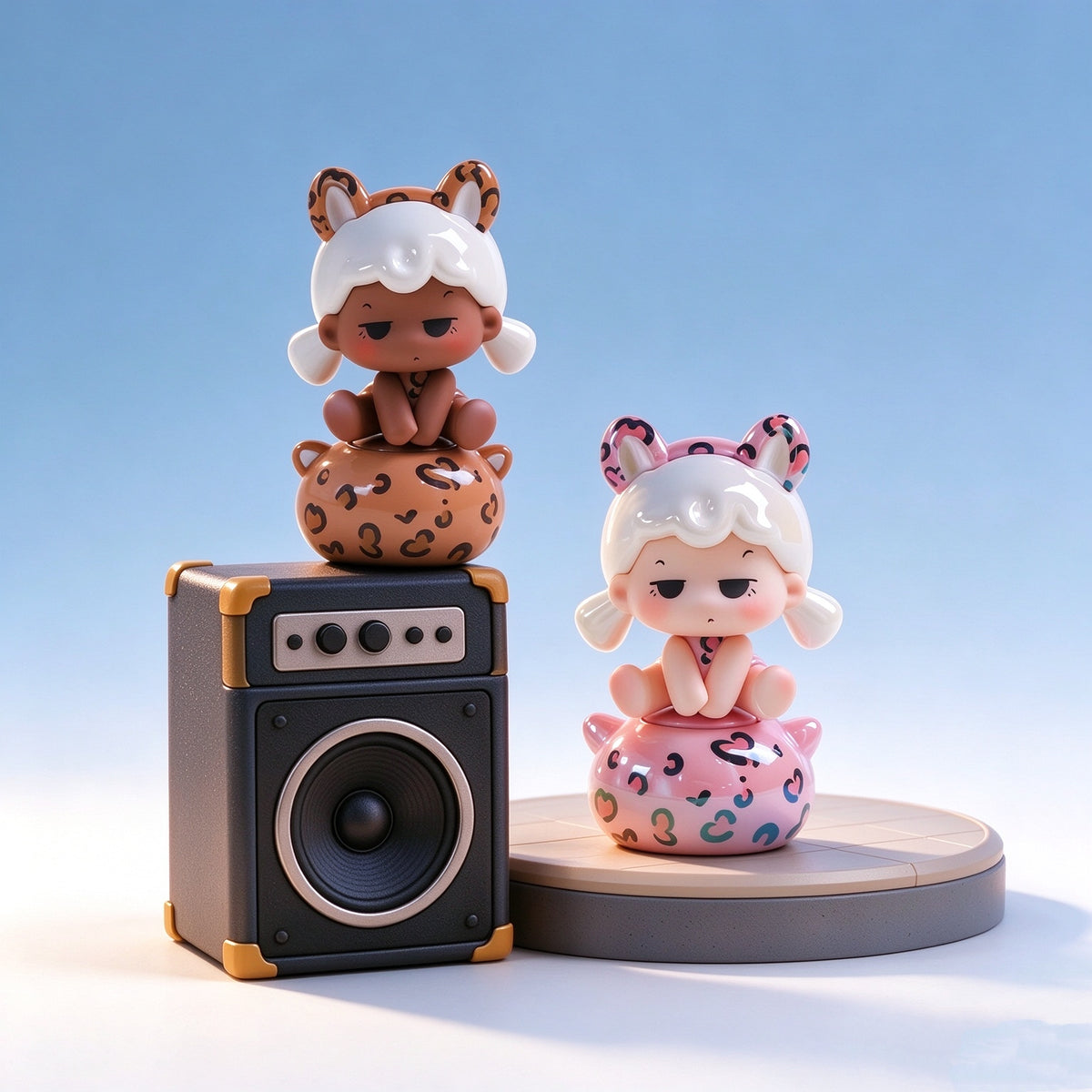 Meng Dana Roaming Plan Series Mini Bean Figures