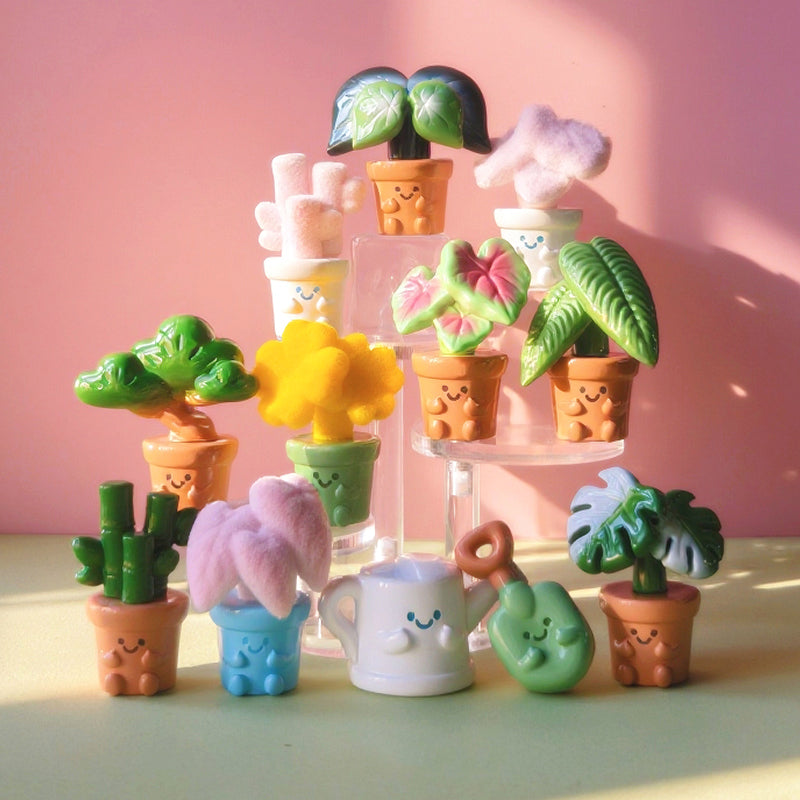 Meichai Mini Beans Potted Plant Series Figures