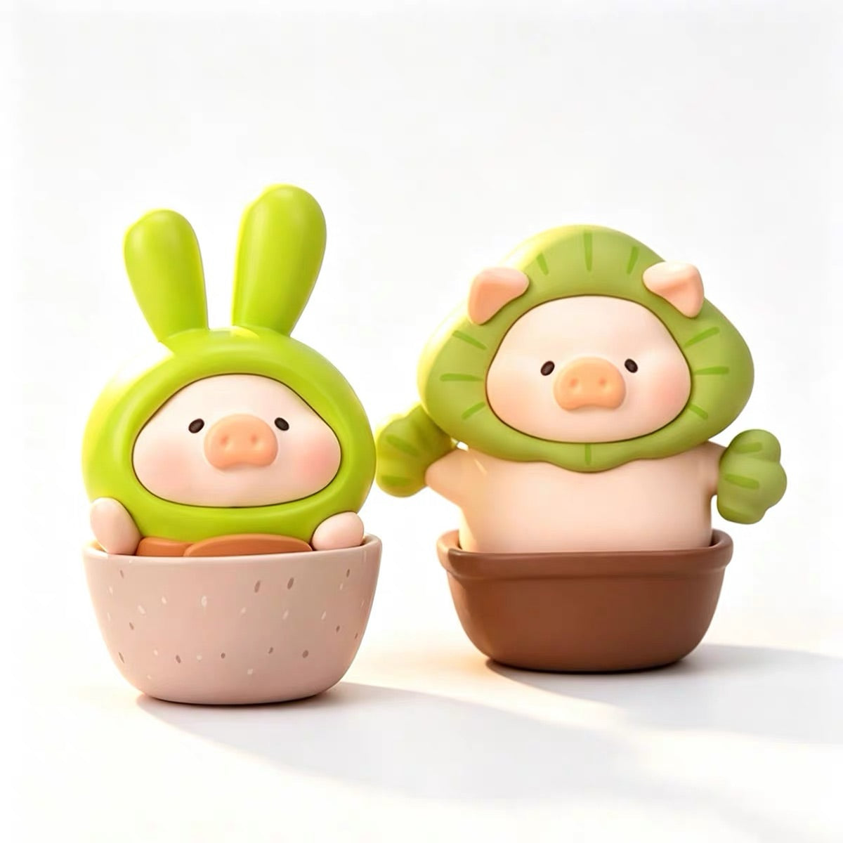 Lu-lu Pig Flower Room Series Mini Bean Figures