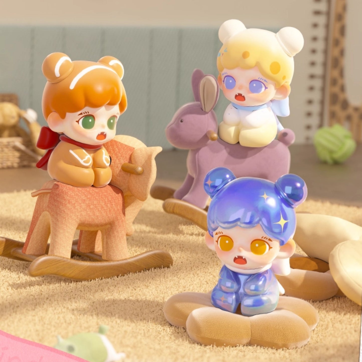 Zoraa Tiny Kindergarten Mili Series Mini Beans Figures