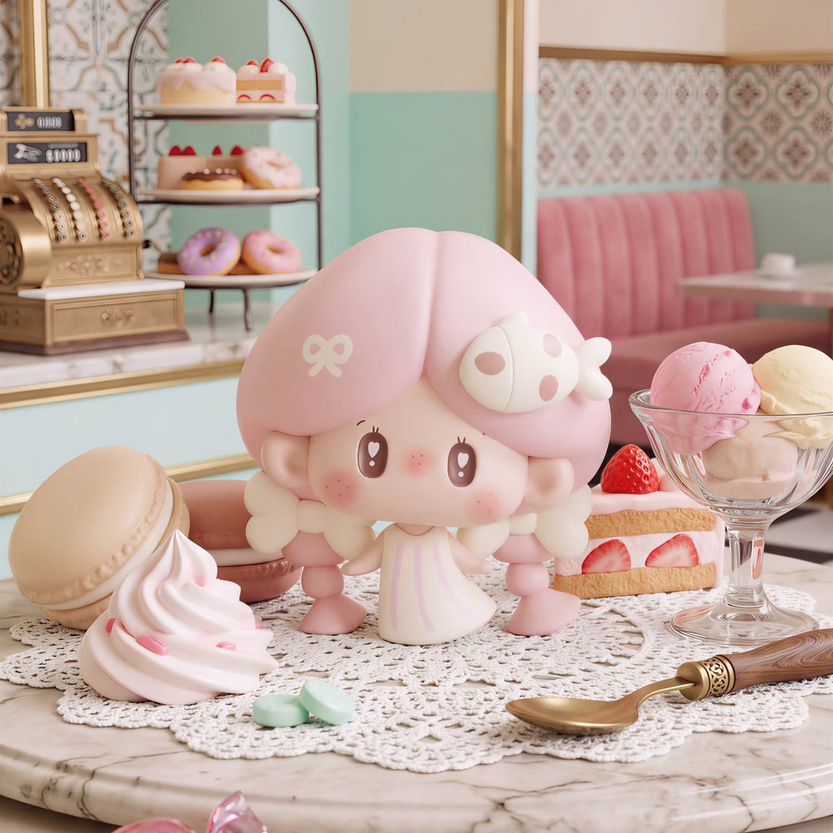 Hello Little Fish Secret Girlish Hearts Series Mini Bean Figures