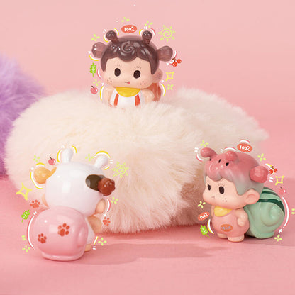 Soda Grumpy Snail Snailie Series Mini Beans Figures