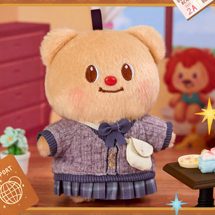 Butterbear Retro Series Dress-Up Plush Dolls