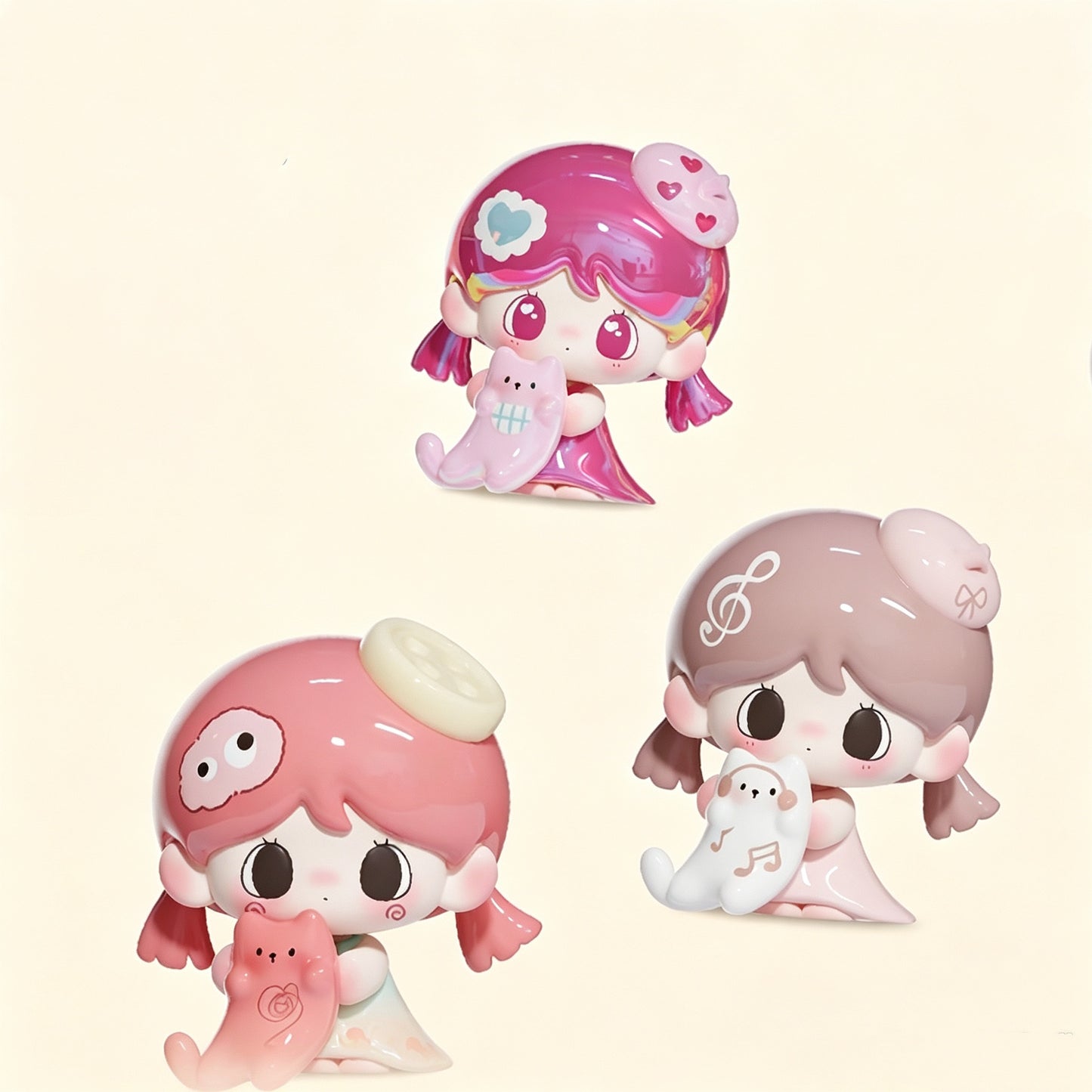 POMMY Savor the Moment Series Mini Bean Figures