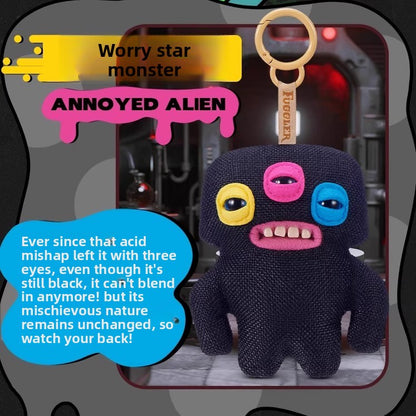 Fuggler Funny Ugly Monster Keypers V6 Series Plush Key Chain Dolls
